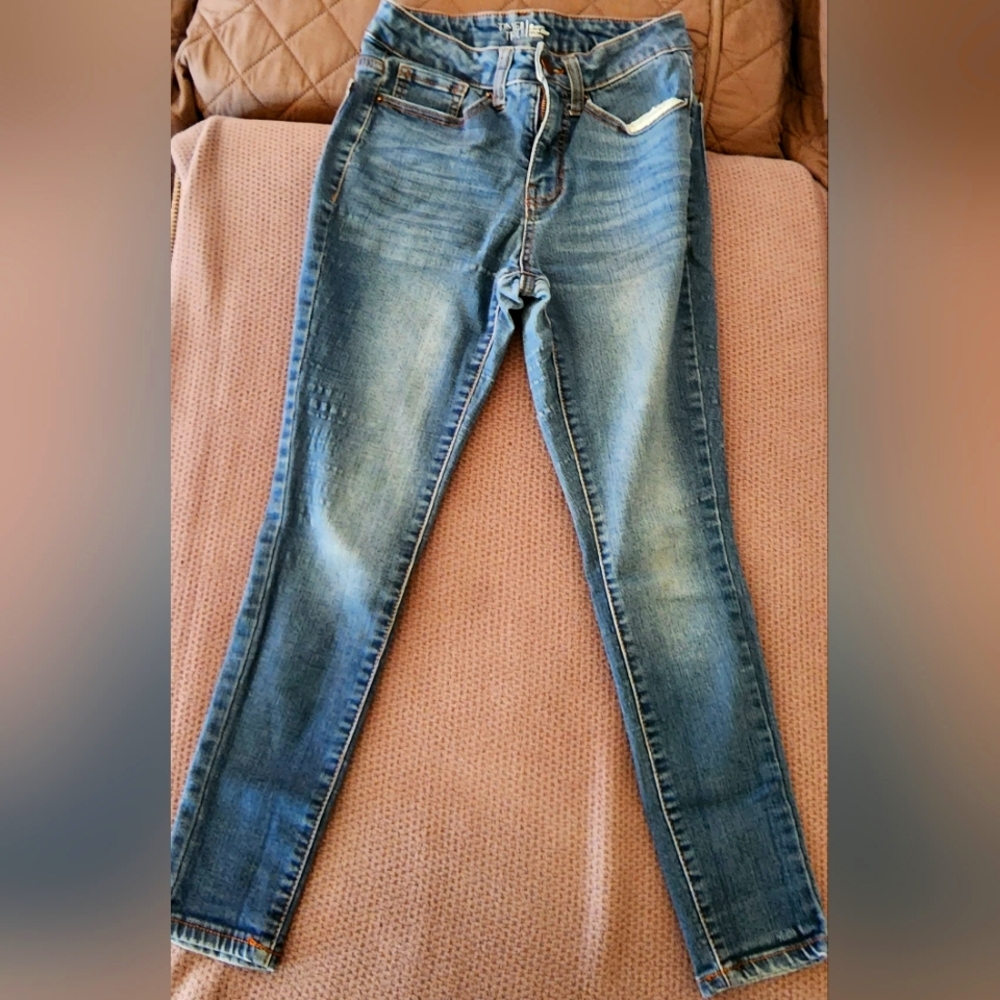 Time and True > Size 8P> Skinny Blue Jeans